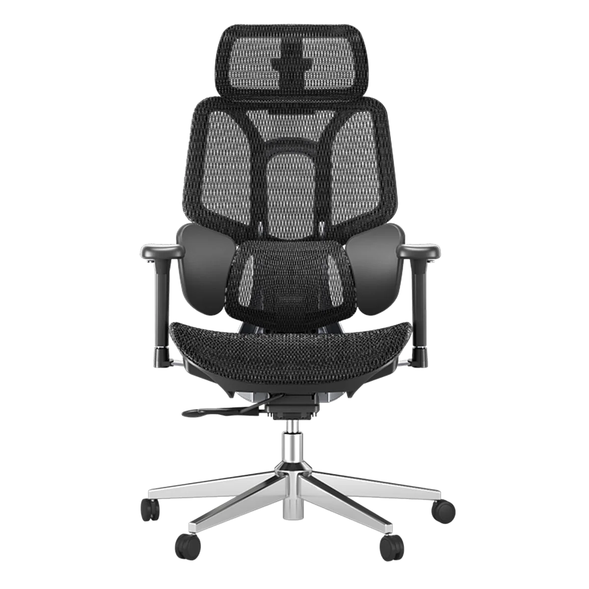 HBADA E3 Air Ergonomic Office Chair without Footrest black front