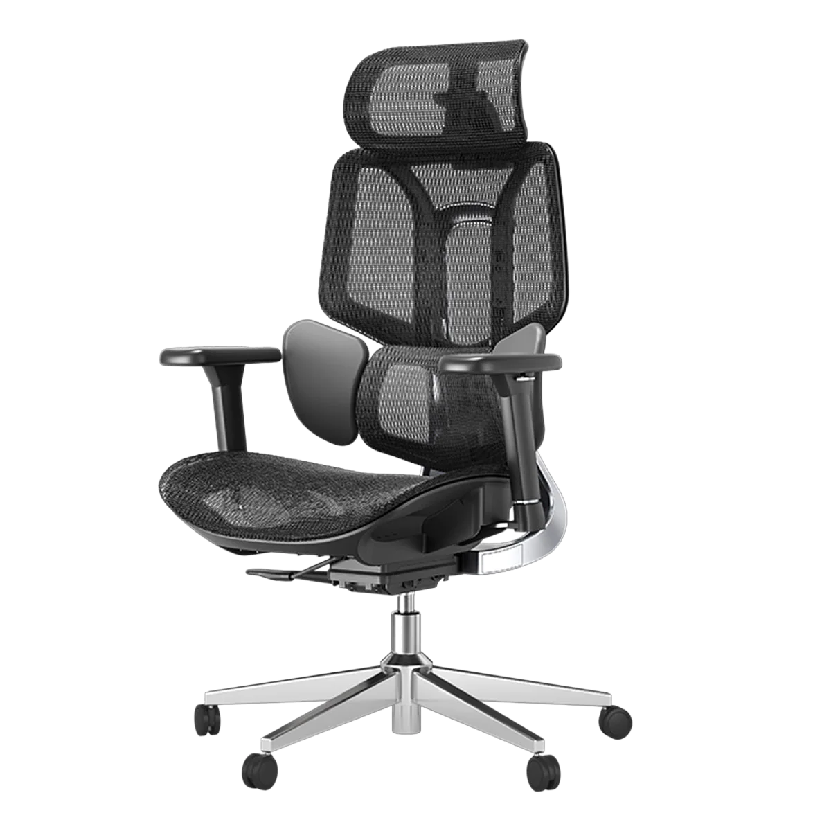 HBADA E3 Air Ergonomic Office Chair without Footrest black front