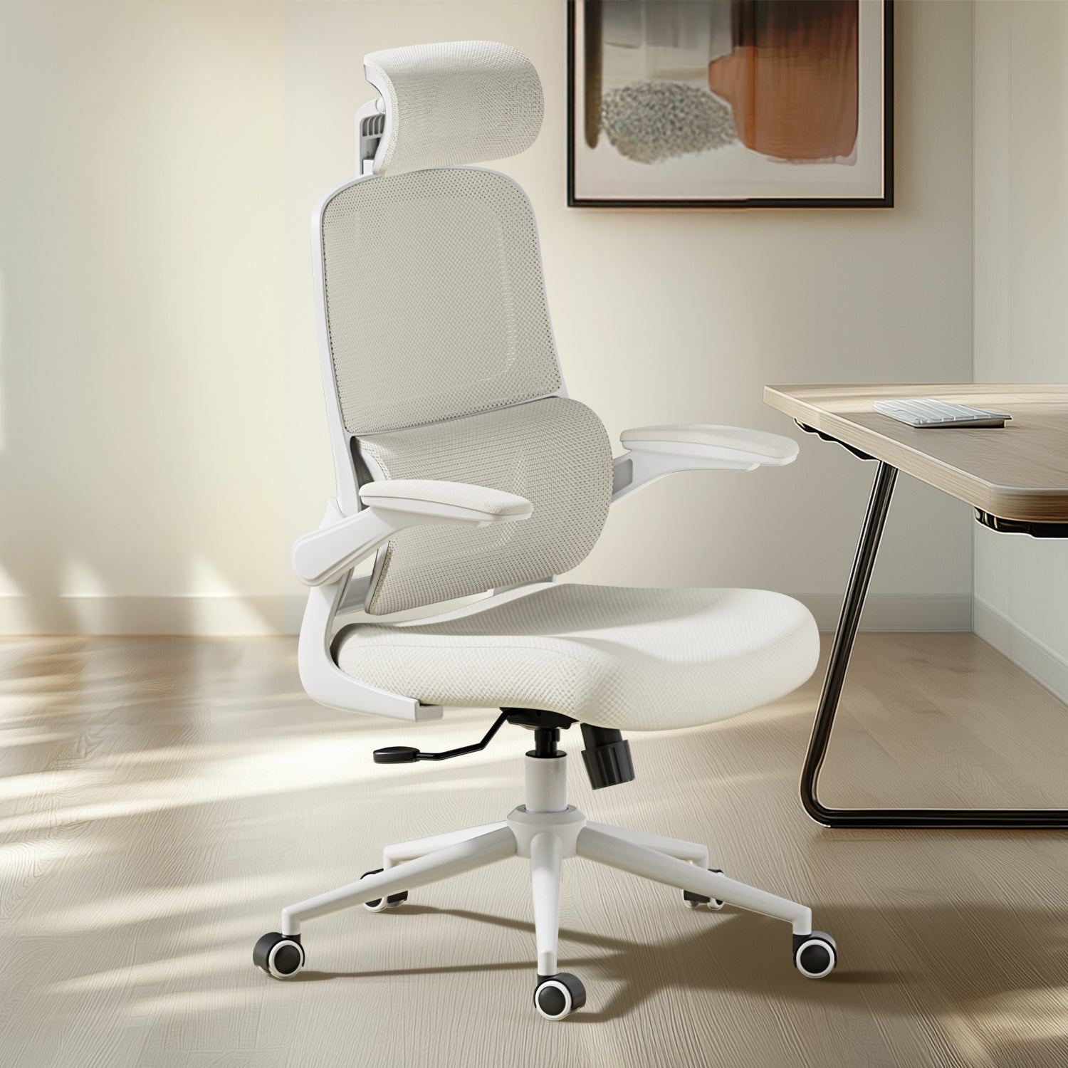 Hbada P1 Ergonomic Office Chair white