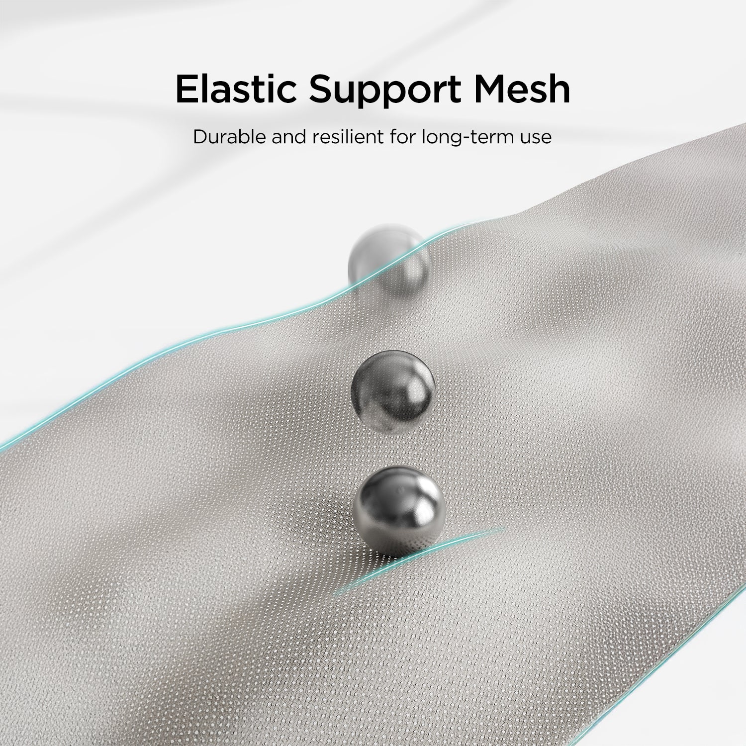 Hbada P1 Ergonomic Office Chair white elastic support mesh