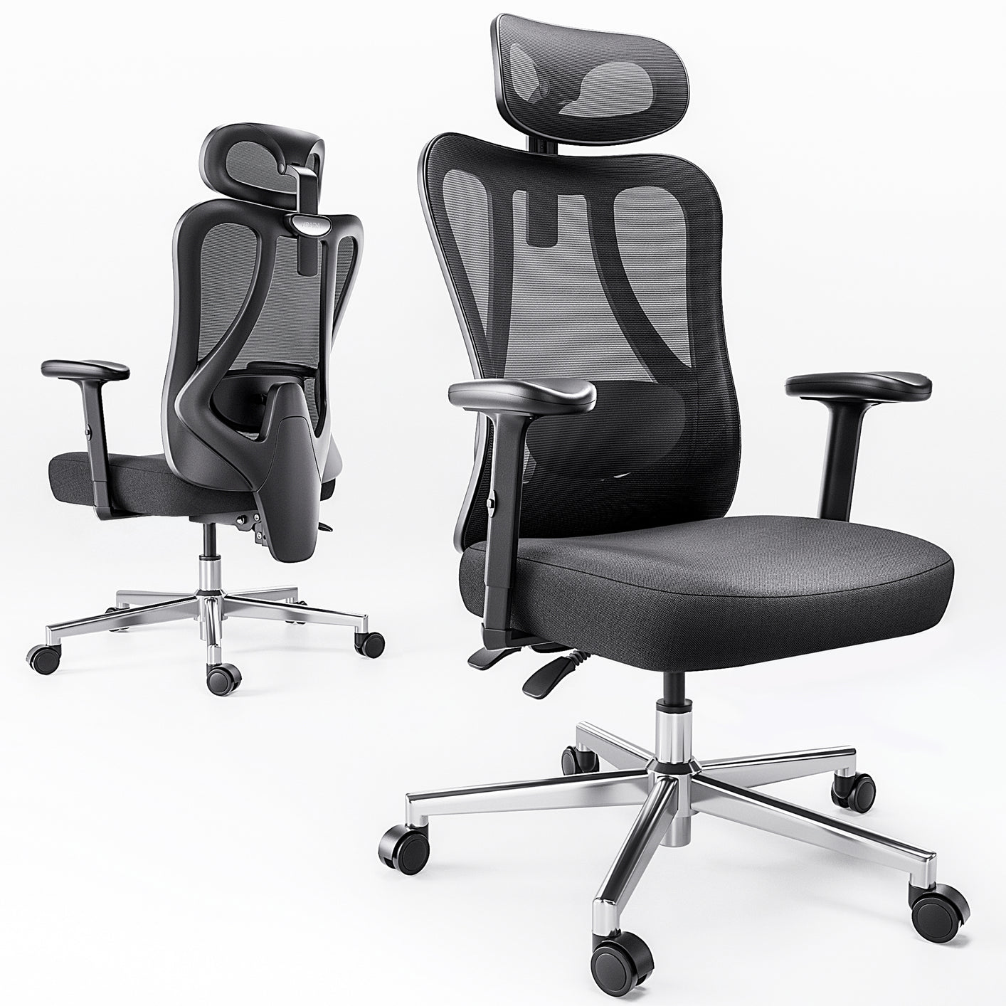 HBADA P3 Ergonomic Office Chair without Footrest