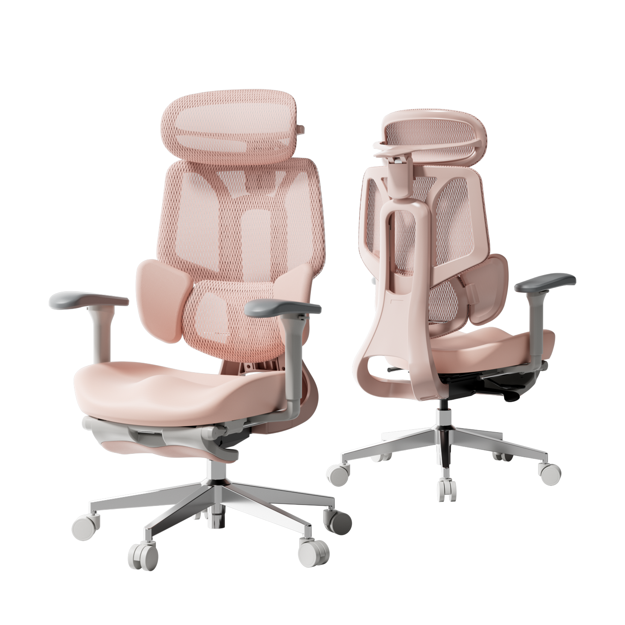 HBADA E3 Air Ergonomic Office Chair Pink