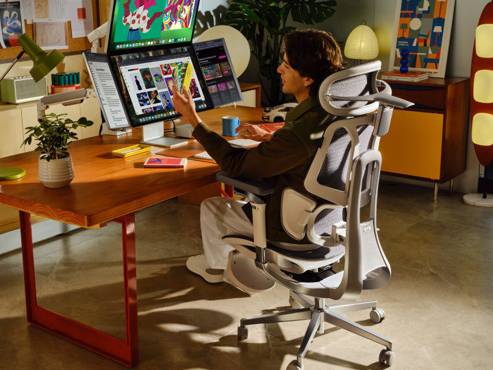 HBADA E3 Pro Ergonomic Office Chair (With Footrest)