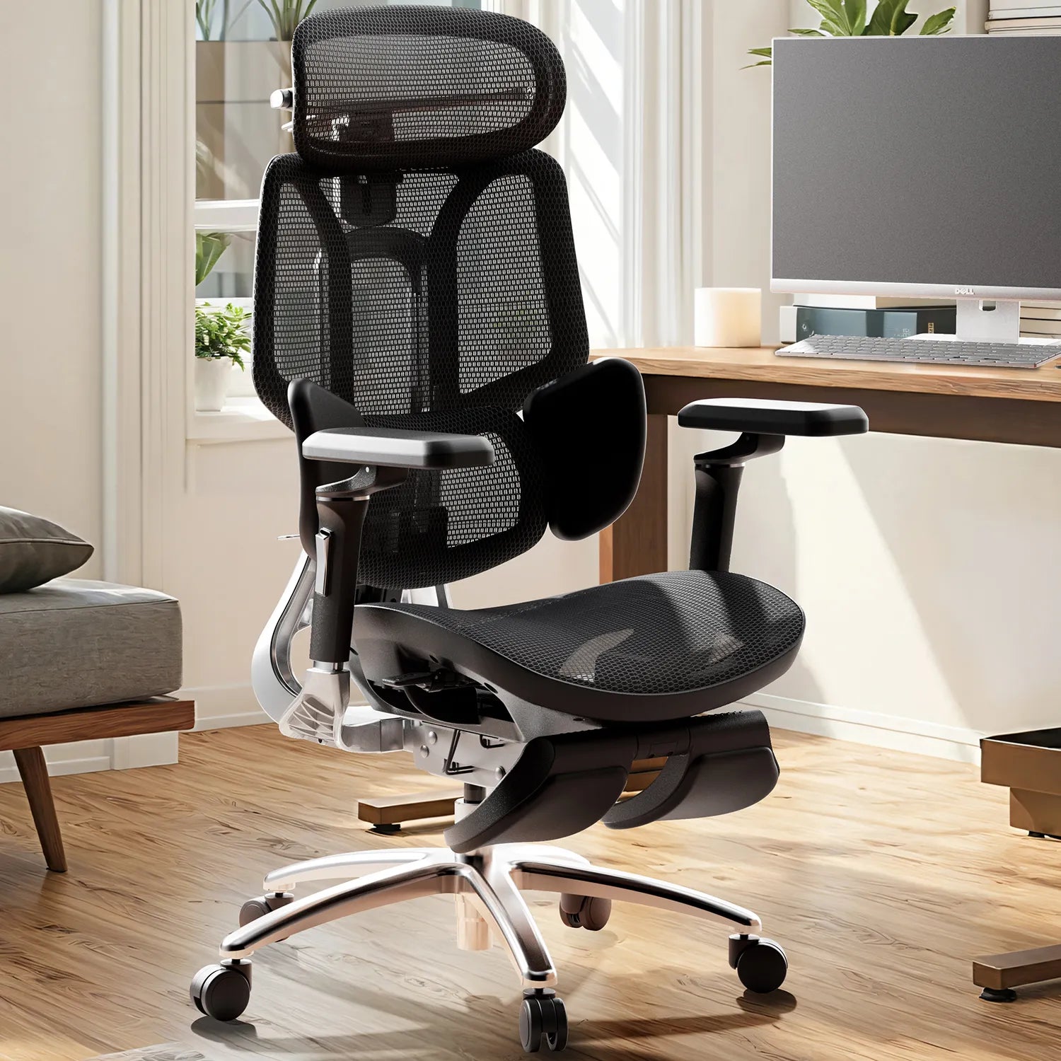 HBADA E3 Ultra Ergonomic Office Chair Futuristic(with Footrest)