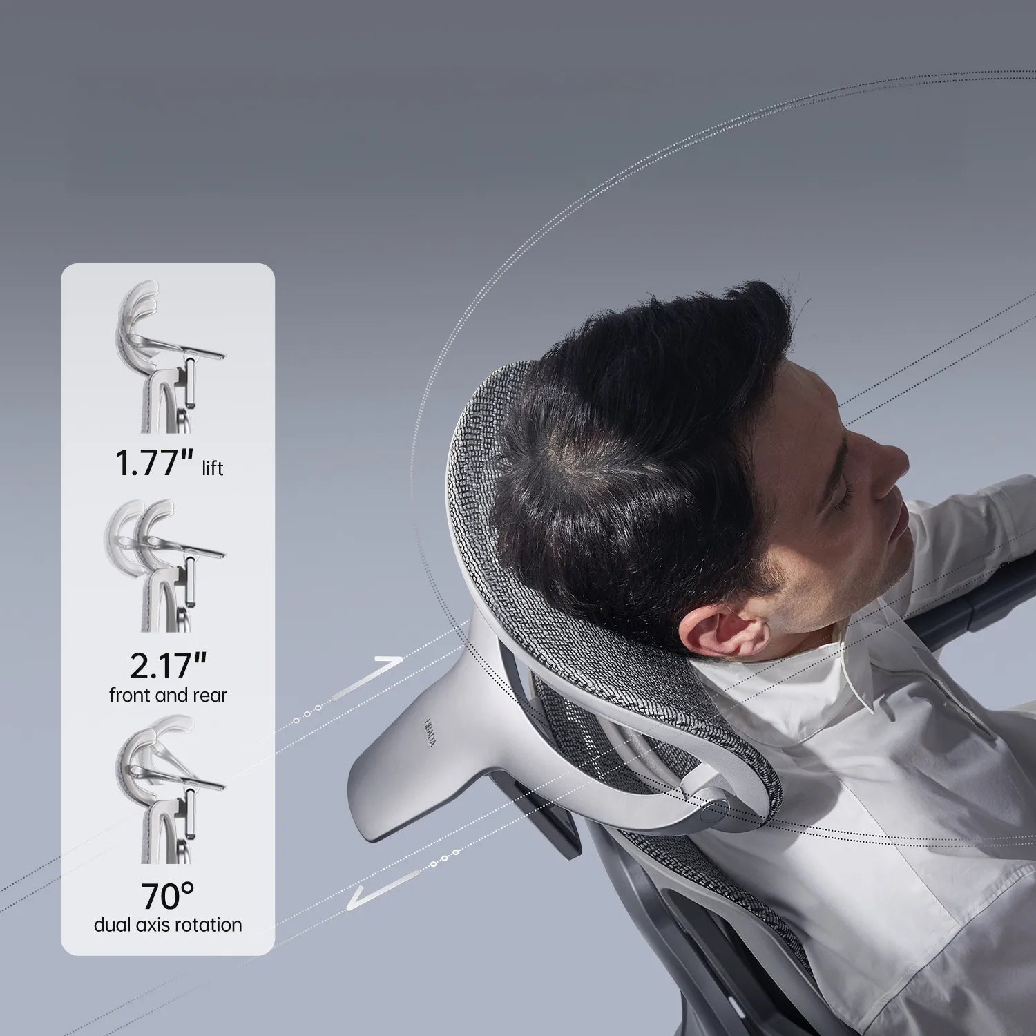 HBADA E3 Ultra Ergonomic Office Chair Futuristic(with Footrest)