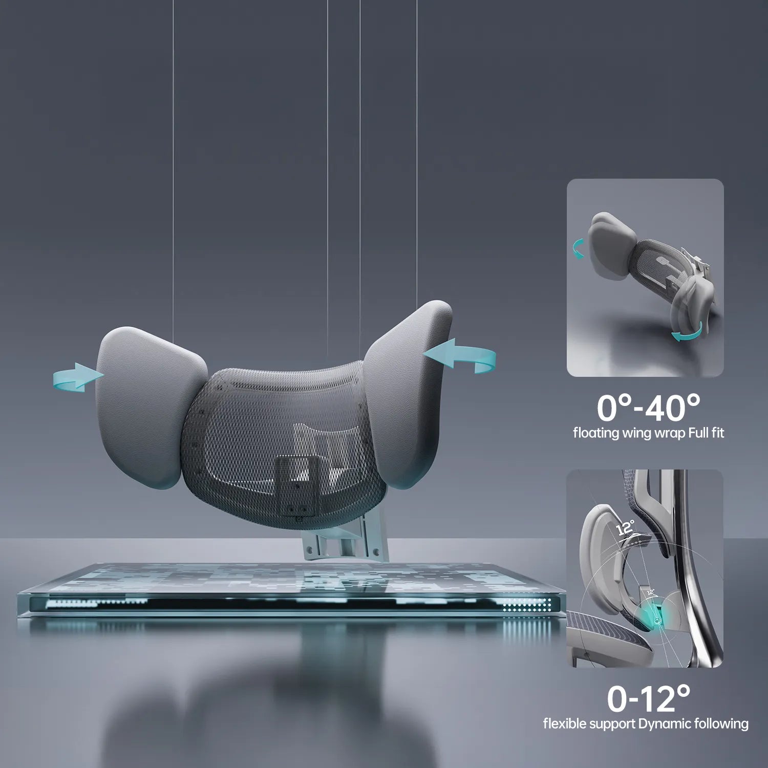 HBADA E3 Ultra Ergonomic Office Chair Futuristic(with Footrest)